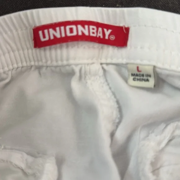 UNIONBAY Maribeth Sateen White Shorts size Large - Picture 4 of 4